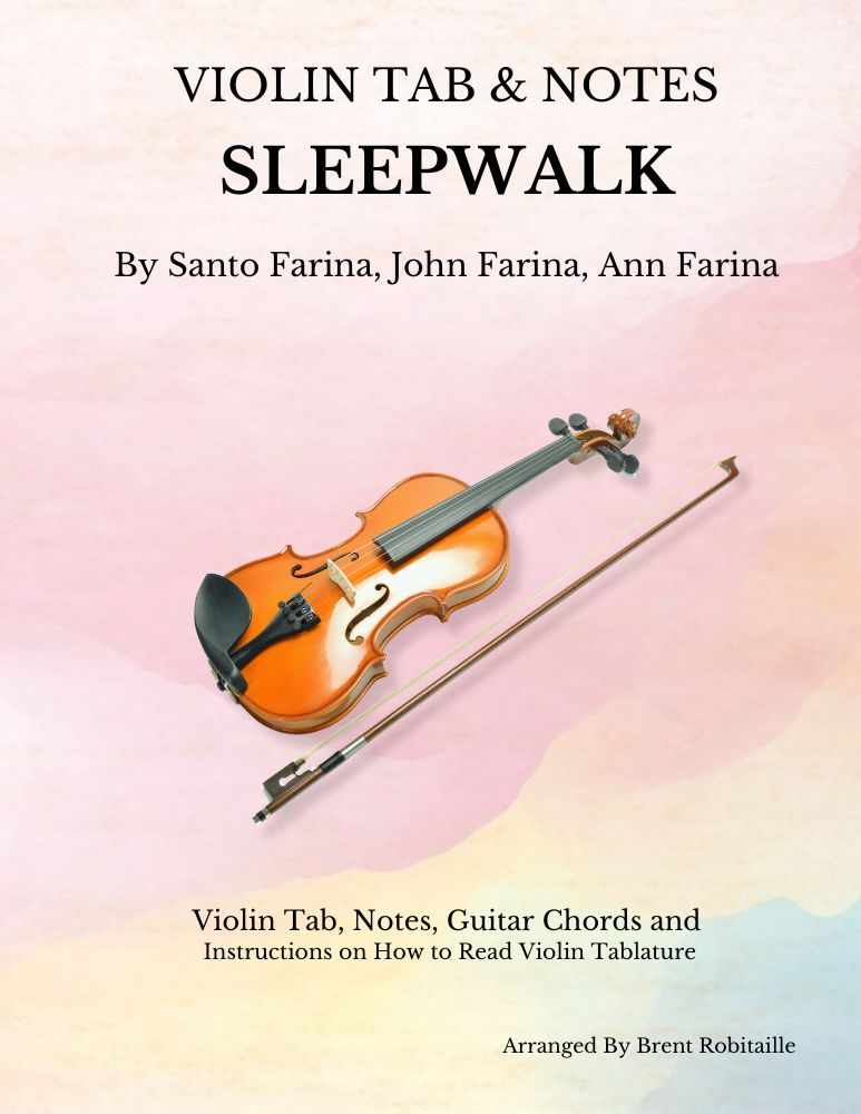 Sleepwalk - Violin Tablature