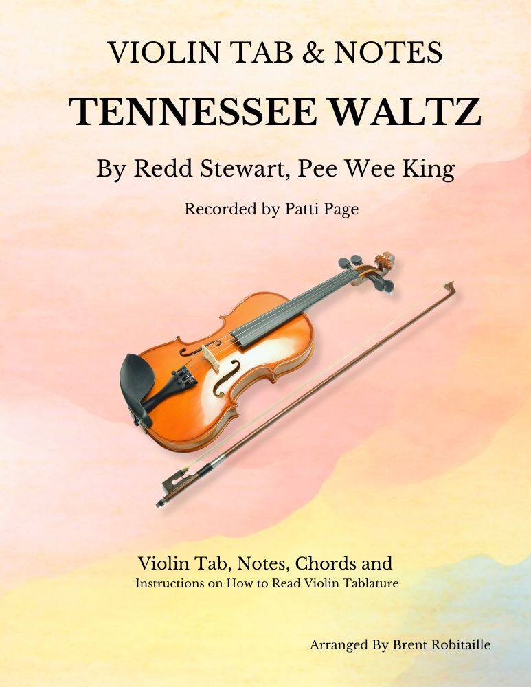 Tennessee waltz violin sheet music tablature