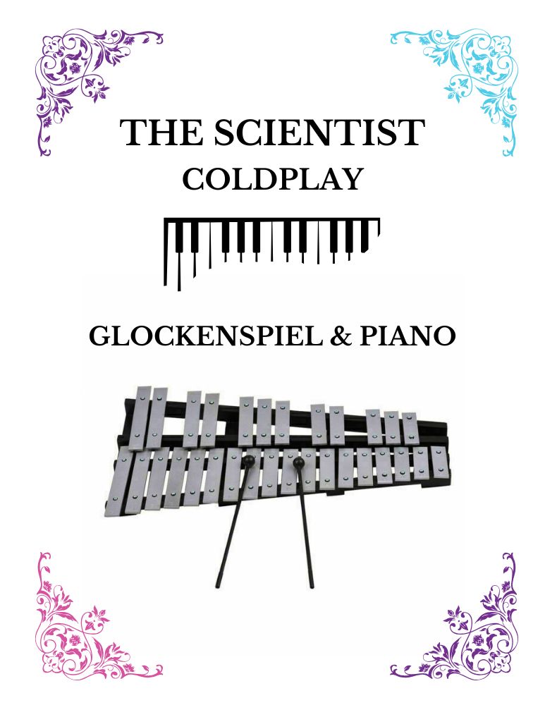 Coldplay - the scientist - glockenspiel piano