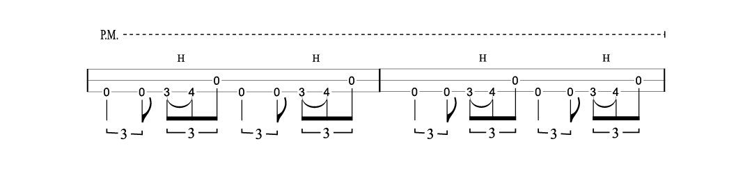 Secondary blues riff 2