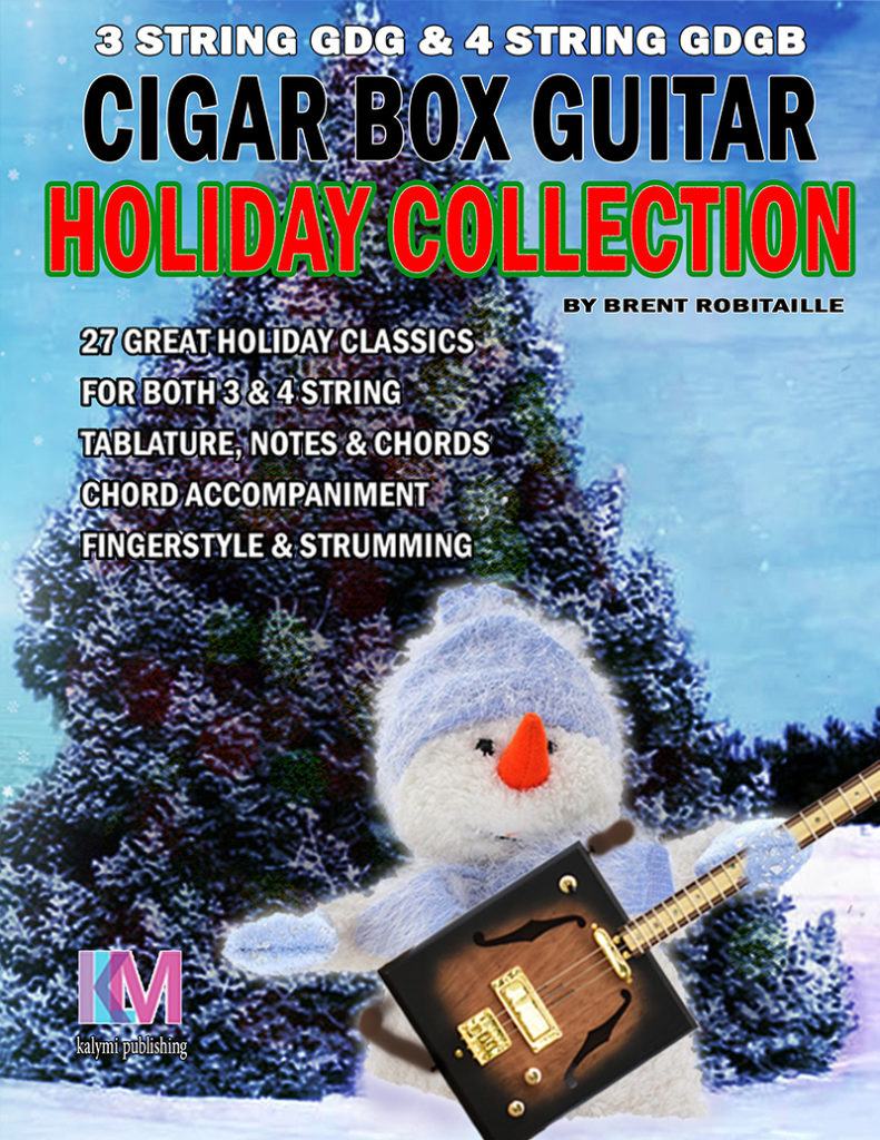 Cigar Box Guitar Holiday Christmas Book| 3&4-String |Tab, Chords.