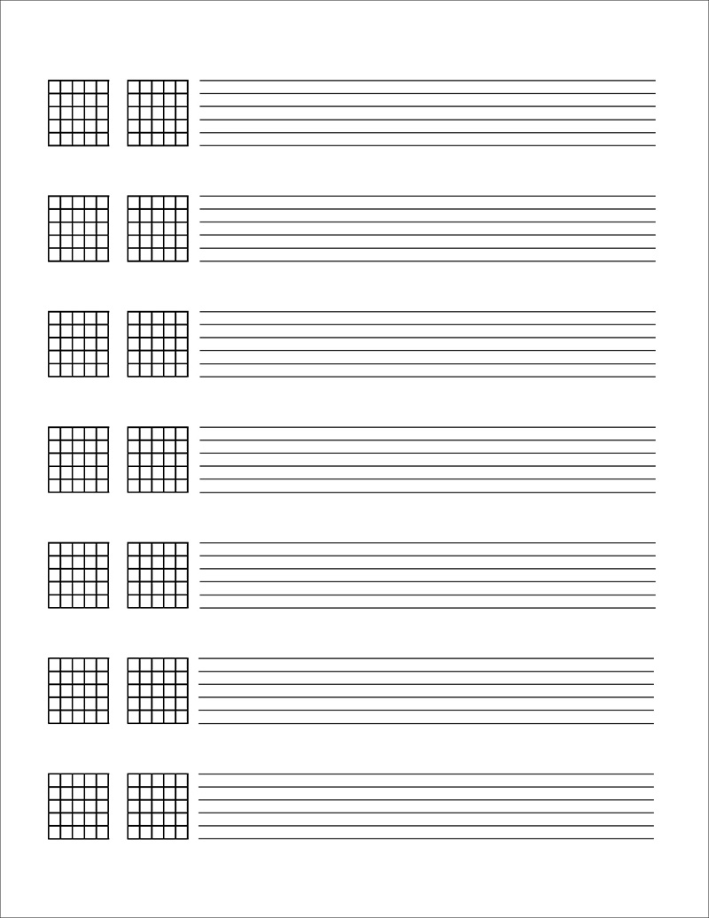 blank music charts