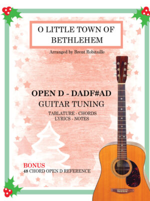 Open-D-Guitar-Tuning-O-Little-Town-of-Bethlehem-Christmas-Cover