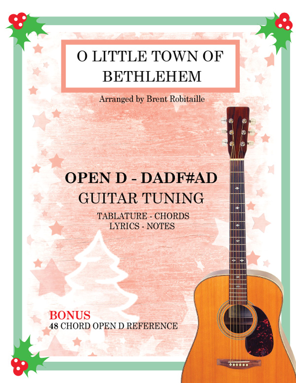 Open-D-Guitar-Tuning-O-Little-Town-of-Bethlehem-Christmas-Cover