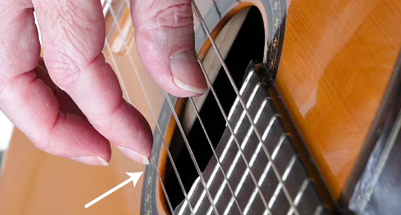 How to Classical Guitar-rest-stroke-1 How to Classical Guitar-rest-stroke-1