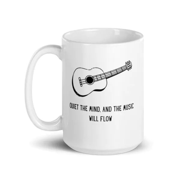 Quiet the Mind Mug - Guitar - Image 2