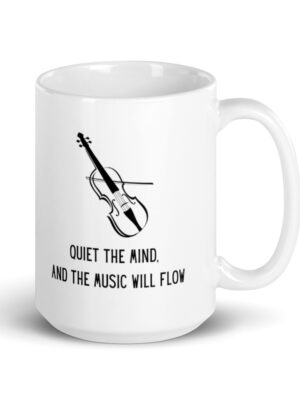 Quiet the mind fiddle mug