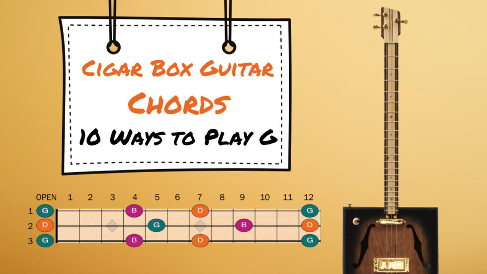 Cigar Box Guitar Chords | Ten Major Shapes to Learn | Kalymi Music