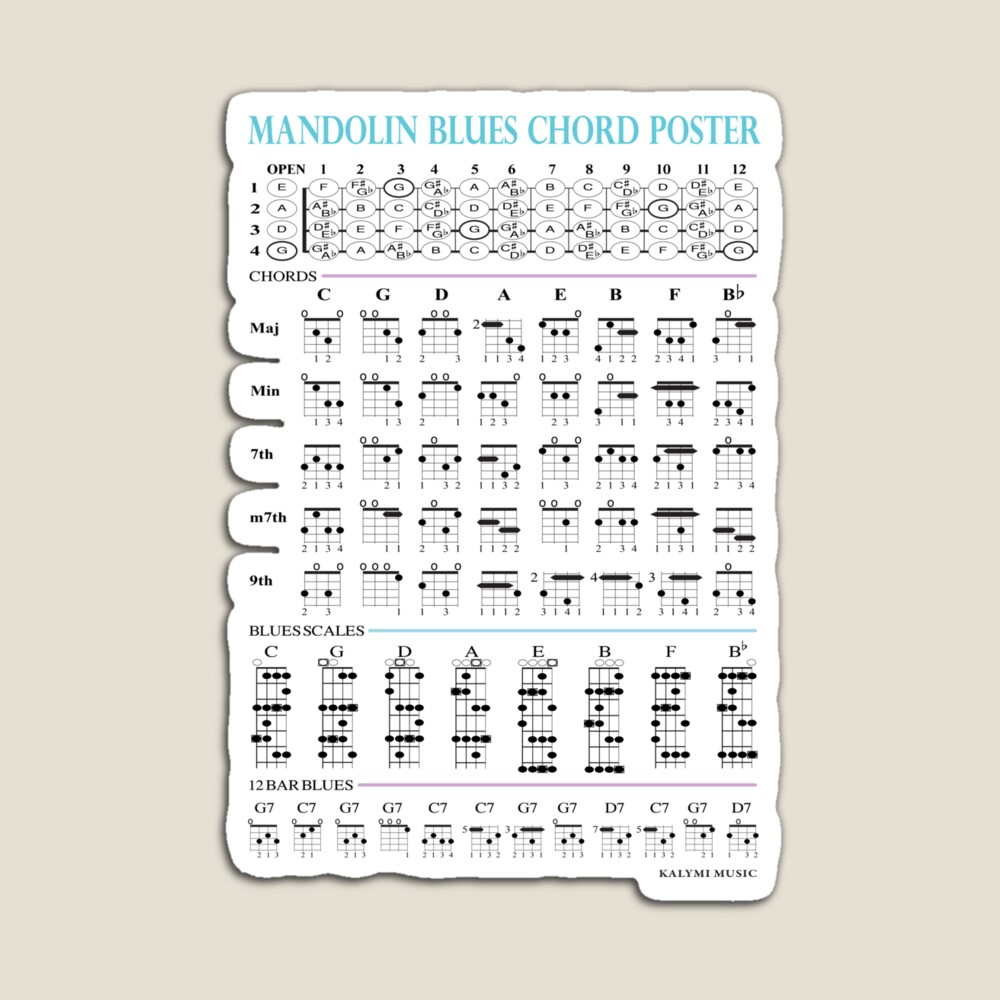 Mandolin Chord Magnet