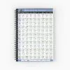 Bass Chord Poster Spiral Notebook