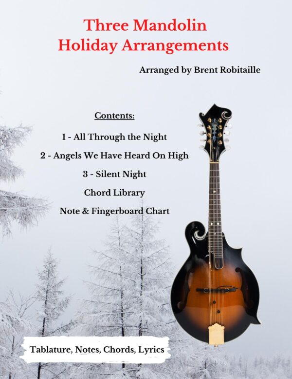 Three Mandolin Holiday Arrangements Cover