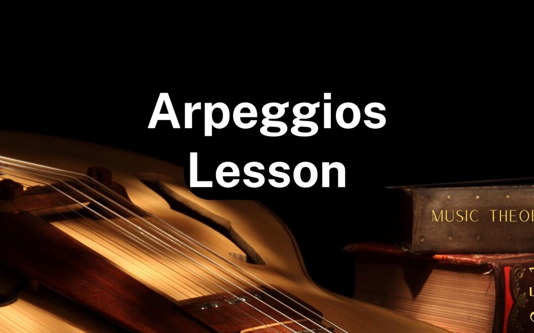 how to use arpeggios lesson