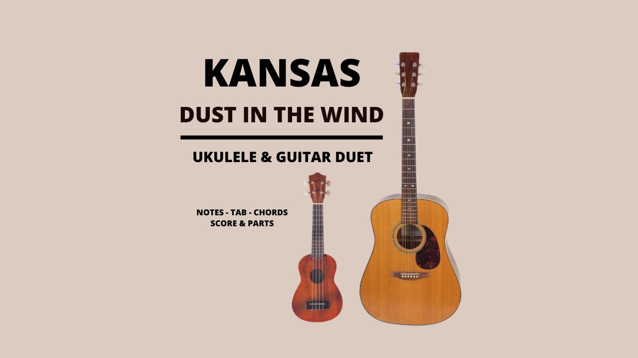 Dust in the wind Uke Guitar Duet