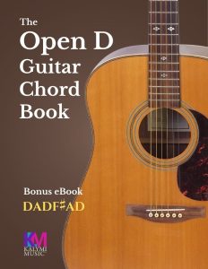 a cover image of the Open D chord book