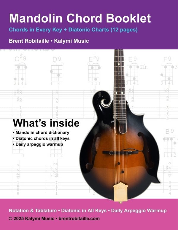 Cover of the mandolin chord ebook